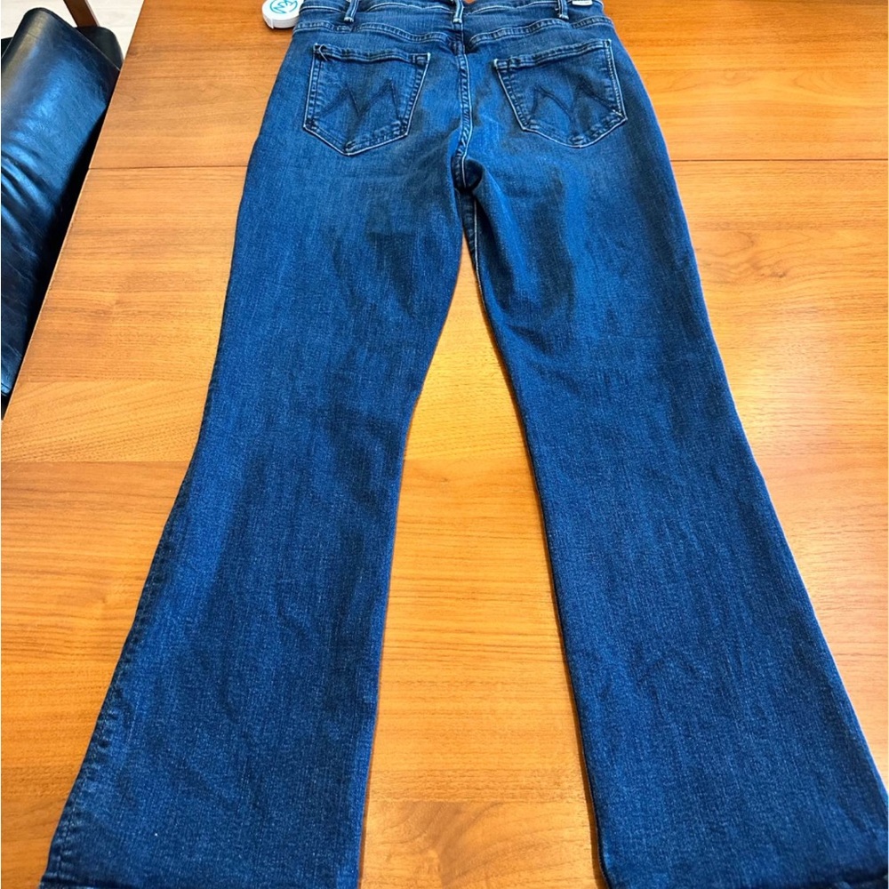 MOTHER Dark Blue Flare Jeans